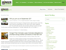 Tablet Screenshot of blog.hungerfreecolorado.org